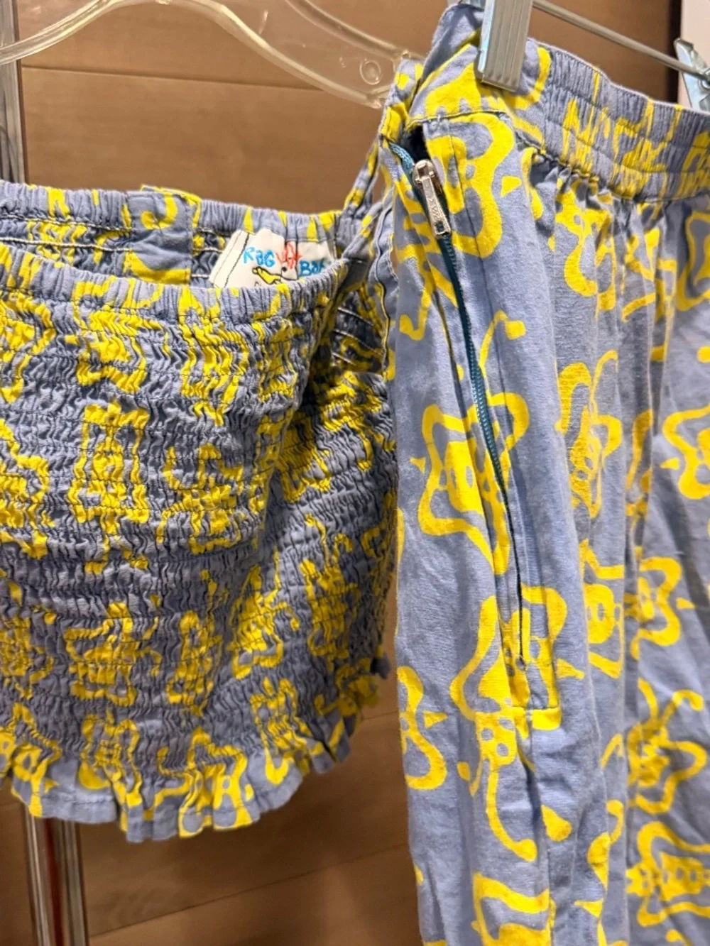 VINTAGE Rag Baby Pant and Tank set - Discontinued Brand - Hippie Child Size 4